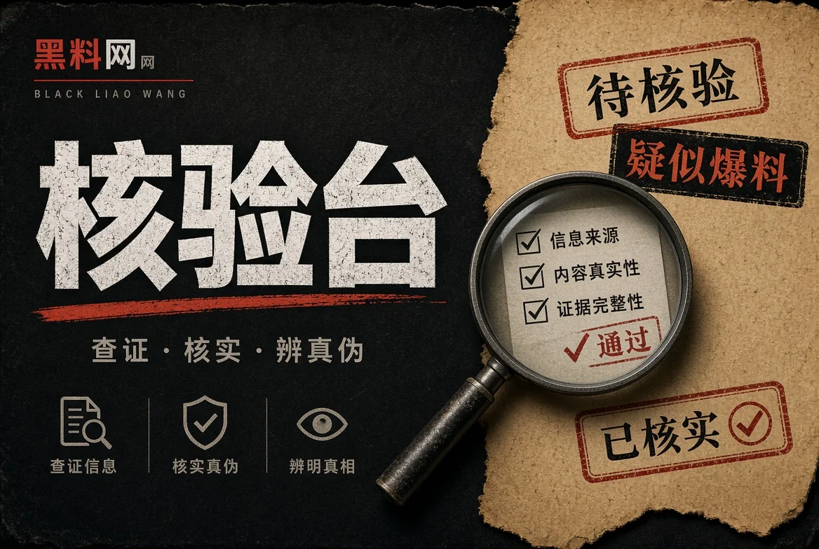 信息查证与证据核对
